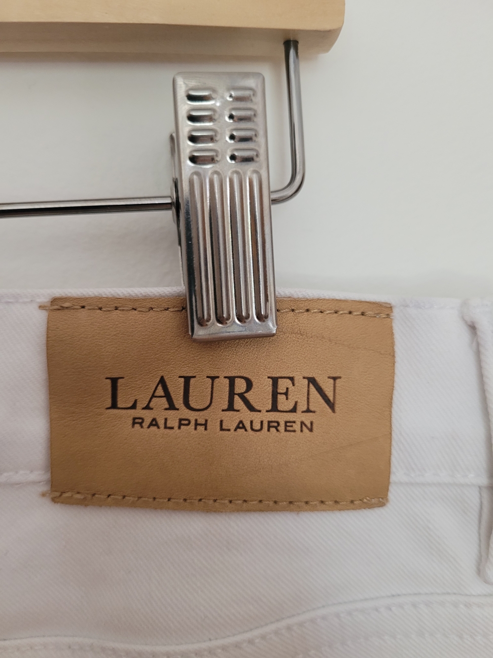 Ralph Lauren Women's White Straight-Leg Jeans - Picture 6 of 8